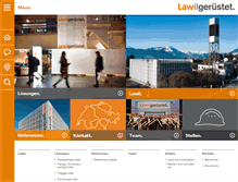 Tablet Screenshot of lawil.ch